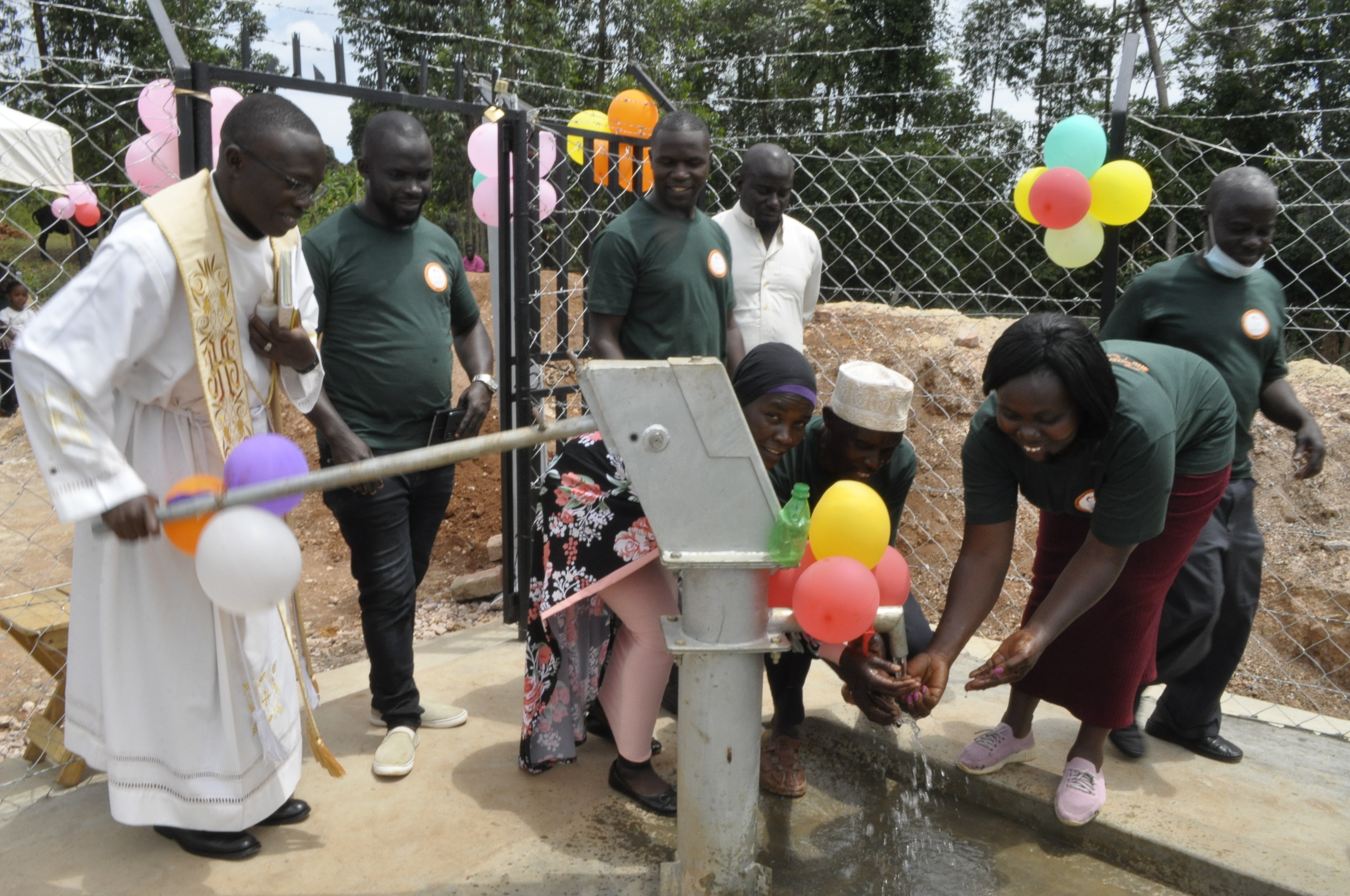 MRF community borehole launch ceremony bringing clean water to Butaaya